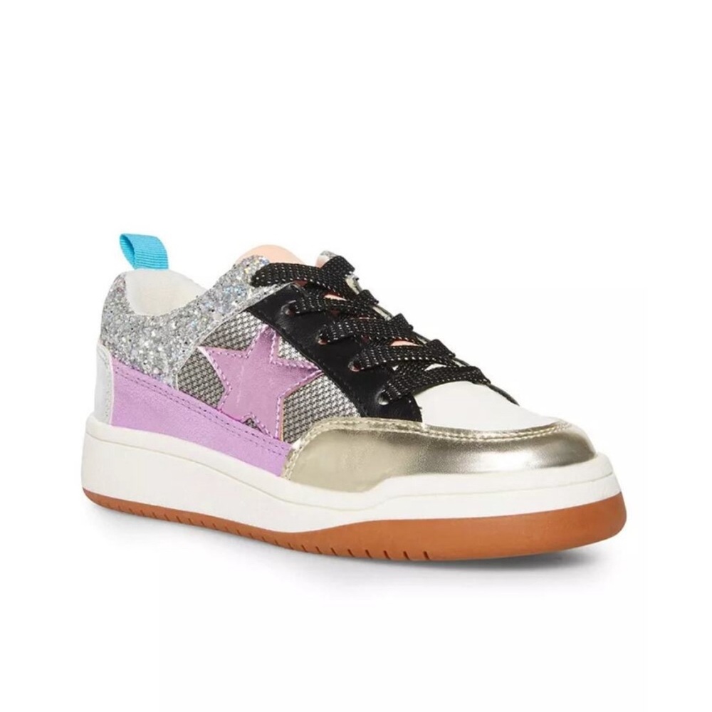 Steve Madden | Goody Lilac Multi Sneaker Girls Size 4 - Picture 11 of 13